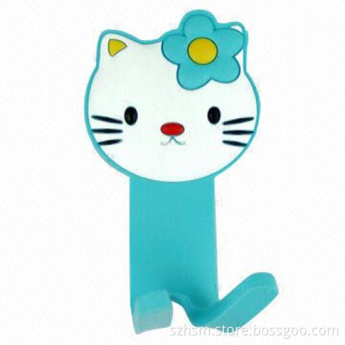PVC Bendable Cartoon Image Magnetic Hook, SGS Certified, Small Quantity is Accepted